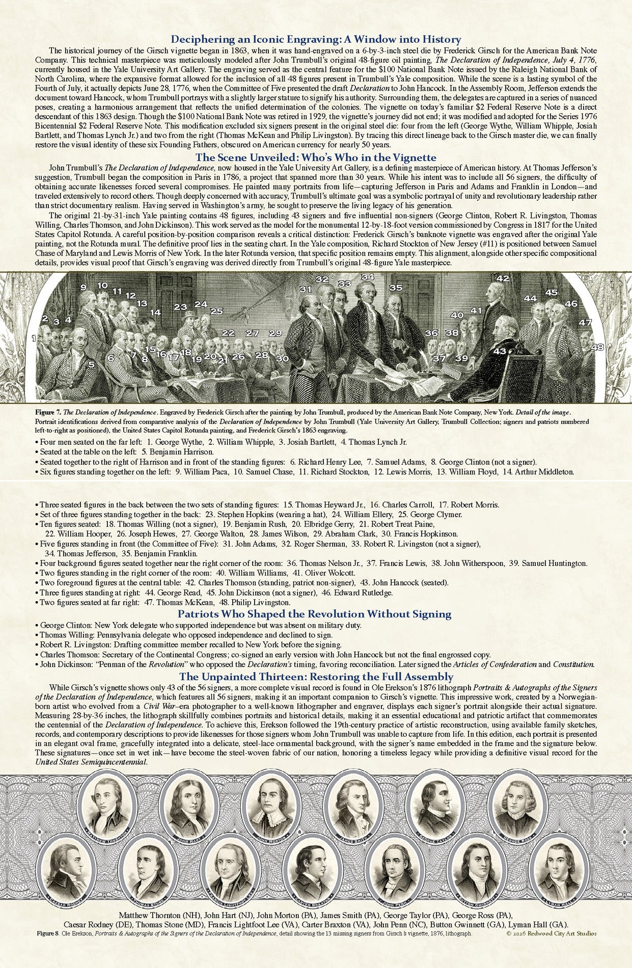 Signatures of Freedom: Portraits of the Signers of the Declaration of Independence (Pre-Order: Ships after June 5)