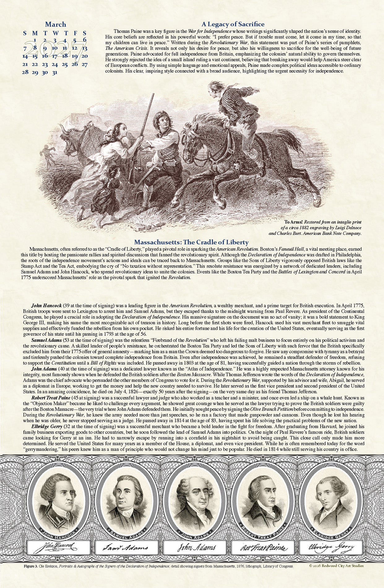 Signatures of Freedom: Portraits of the Signers of the Declaration of Independence (Pre-Order: Ships after June 5)